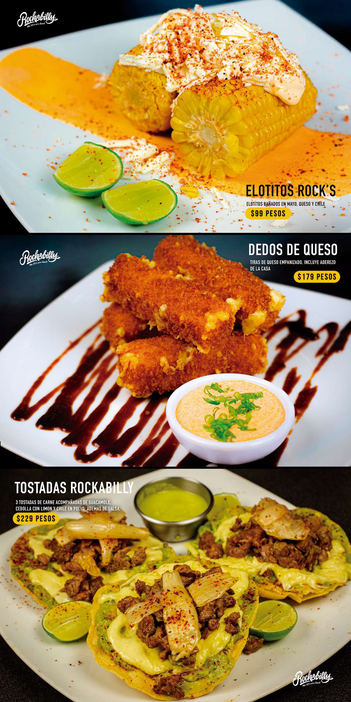 Menú Elotes
